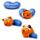 Swapseazzz Adoramals Ocean Meerestiere Clownfisch 2 in 1 Reisekissen & Plüschtier
