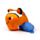 Swapseazzz Adoramals Ocean Meerestiere Clownfisch 2 in 1 Reisekissen & Plüschtier