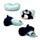 Swapseazzz Adoramals Ocean Meerestiere Pinguin 2 in 1 Reisekissen & Plüschtier