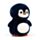 Swapseazzz Adoramals Ocean Meerestiere Pinguin 2 in 1 Reisekissen & Plüschtier