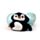 Swapseazzz Adoramals Ocean Meerestiere Pinguin 2 in 1 Reisekissen & Plüschtier