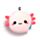 Relaxeazzz Adoramals Maddie the Axolotl Reisekissen & Schlafmaske