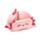 Relaxeazzz Adoramals Maddie the Axolotl Reisekissen & Schlafmaske