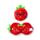 Relaxeazzz Foodiemals Elidi the Strawberry Erdbeere Reisekissen & Schlafmaske