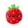 Relaxeazzz Foodiemals Elidi the Strawberry Erdbeere Reisekissen & Schlafmaske