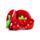 Relaxeazzz Foodiemals Elidi the Strawberry Erdbeere Reisekissen & Schlafmaske