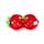 Relaxeazzz Foodiemals Elidi the Strawberry Erdbeere Reisekissen & Schlafmaske