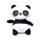 Swapseazzz Adoramals Susu the Panda 2 in 1 Reisekissen & Plüschtier