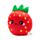 Squidglys Foodiemals Elidi the Strawberry Erdbeere Plüschfigur