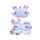 Relaxeazzz Minecraft Axolotl Plüsch Reisekissen & Schlafmaske