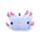 Relaxeazzz Minecraft Axolotl Plüsch Reisekissen & Schlafmaske
