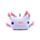 Relaxeazzz Minecraft Axolotl Plüsch Reisekissen & Schlafmaske