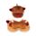 Relaxeazzz Highland Coo Kuh Plüsch Reisekissen & Schlafmaske