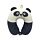 Relaxeazzz Adoramals Banjo the Panda Kinder-Reisekissen aus Memory-Schaumstoff