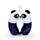 Relaxeazzz Adoramals Banjo the Panda Kinder-Reisekissen aus Memory-Schaumstoff