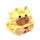 Hoodeazzz Adoramals Raffi the Giraffe Plüsch Memoryschaum-Reisekissen & Kapuze