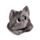 Hoodeazzz Beans & Co Pepper the Cat Katze Plüsch Memoryschaum-Reisekissen & Kapuze