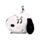 Relaxeazzz Peanuts Snoopy Plüsch Reisekissen & Schlafmaske