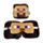 Relaxeazzz Minecraft Steve Plüsch Reisekissen & Schlafmaske