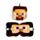Relaxeazzz Minecraft Steve Plüsch Reisekissen & Schlafmaske