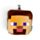 Relaxeazzz Minecraft Steve Plüsch Reisekissen & Schlafmaske