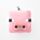 Relaxeazzz Minecraft Pig Plüsch Reisekissen & Schlafmaske