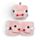 Relaxeazzz Minecraft Pig Plüsch Reisekissen & Schlafmaske