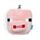 Relaxeazzz Minecraft Pig Plüsch Reisekissen & Schlafmaske