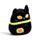 Squidglys Spooky Schwarze Katze Plüschfigur