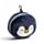 Relaxeazzz Adoramals Nico the Penguin Pinguin Plüsch Reisekissen & Schlafmaske