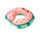 Relaxeazzz Foodiemals Lana the Watermelon Wassermelone Plüsch Memoryschaum-Reisekissen
