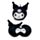 Relaxeazzz Kuromi Hello Kitty Hase Plüsch Reisekissen & Schlafmaske