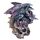 Dark Legends Drache auf Totenkopf Metallischer Effekt Magnet