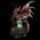 Dark Legends Drache auf Burg mit LED-Kristall