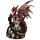 Dark Legends Drache auf Burg mit LED-Kristall