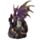 Dark Legends Drache auf Burg mit LED-Kristall