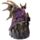 Dark Legends Drache auf Burg mit LED-Kristall