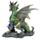 Enchanted Nightmare Wahrsager-Drache mit Kristallkugel