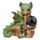 Elements Drache mit Kristallkugel