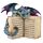 Elements Drache mit Buch