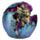Babydrache Geode-Drachenei LED-Dekoration