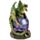 Dark Legends Großer Drache auf Drachenei-Geode LED-Dekoration