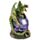 Dark Legends Großer Drache auf Drachenei-Geode LED-Dekoration