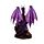 Enchanted Nightmare Amethyst Wald-Spirit Drache auf Totenkopf