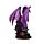 Enchanted Nightmare Amethyst Wald-Spirit Drache auf Totenkopf