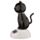 Schwarze Katze Solar Pal Wackelfigur