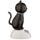 Schwarze Katze Solar Pal Wackelfigur