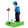Golfspieler Solar Pal Wackelfigur