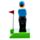 Golfspieler Solar Pal Wackelfigur