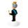 King Charles III. König Solar Pal Wackelfigur